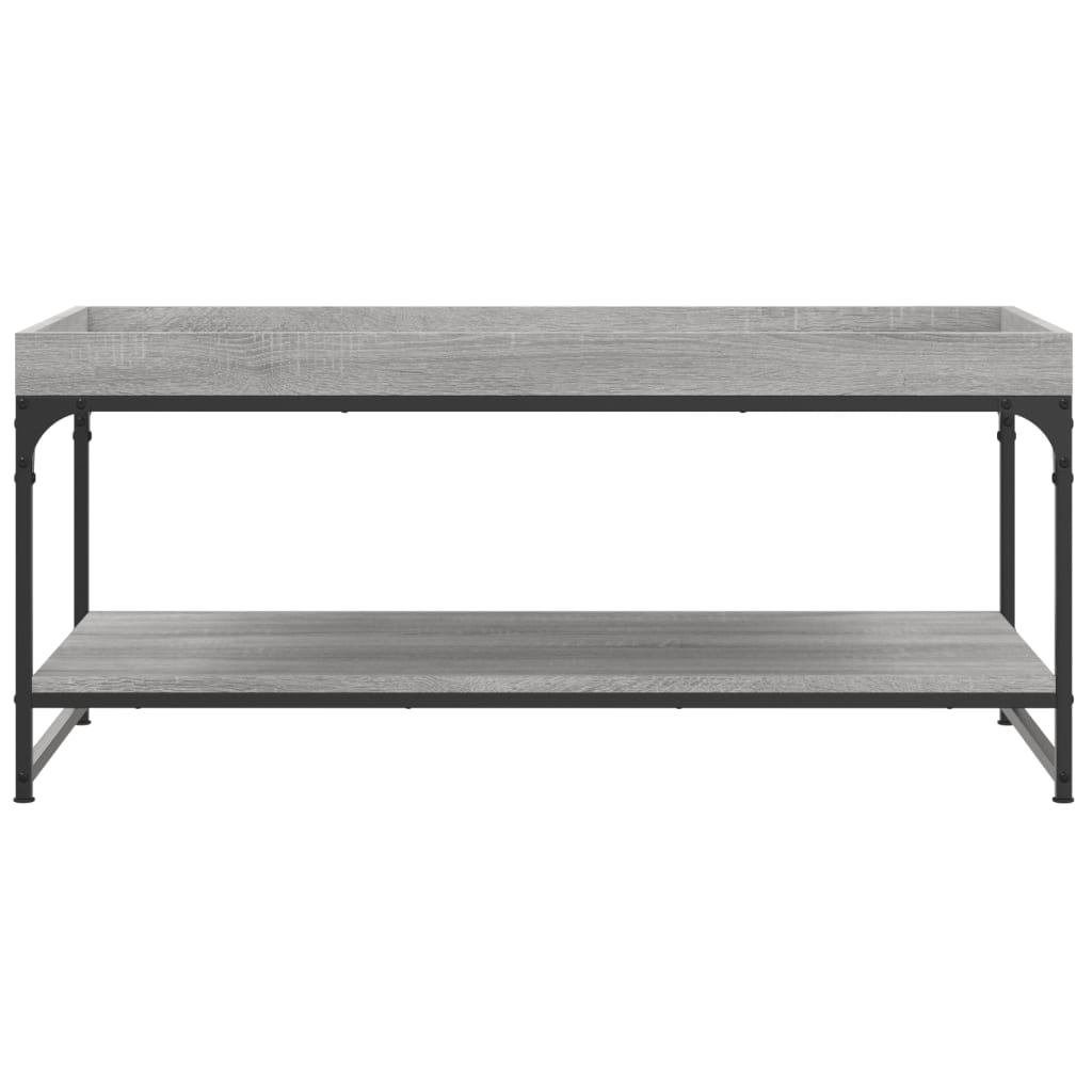 Tavolino da Salotto Grigio Sonoma 100x49x45cm Legno Multistrato - homemem39