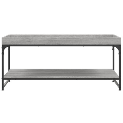 Tavolino da Salotto Grigio Sonoma 100x49x45cm Legno Multistrato - homemem39