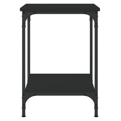 Tavolino da Salotto Nero 40x40x55 cm in Legno Multistrato - homemem39