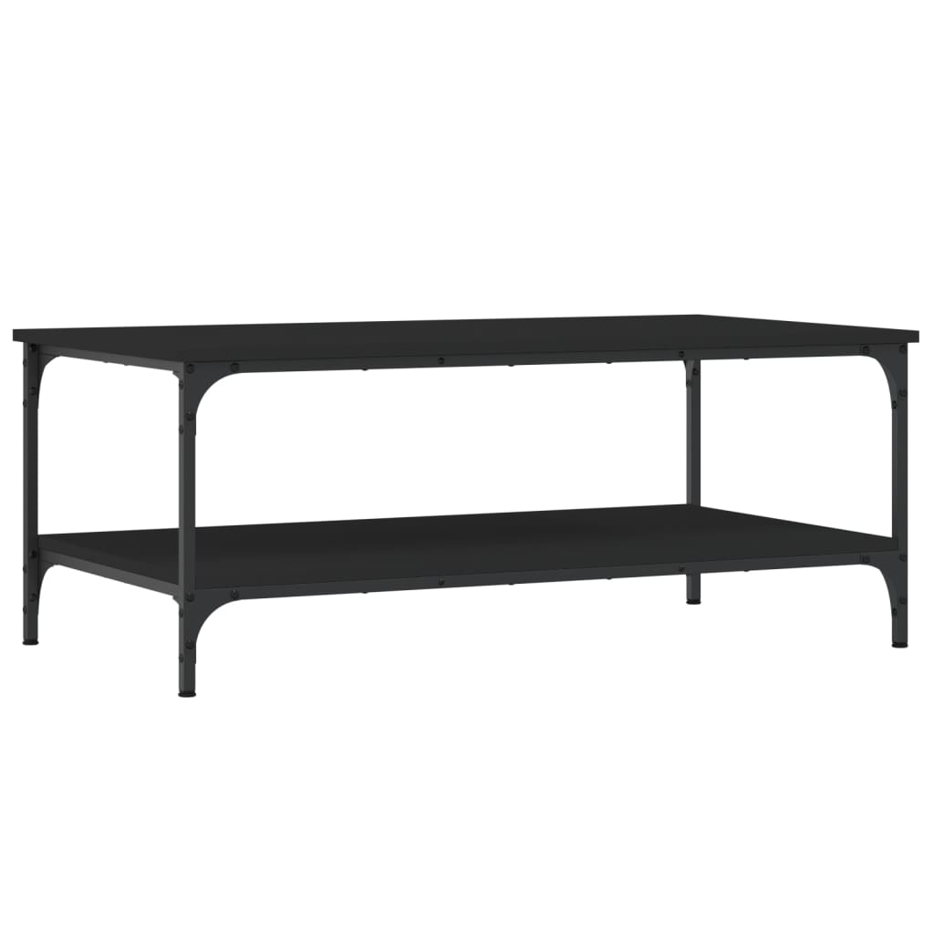 Tavolino da Salotto Nero 100x55x40 cm in Legno Multistrato - homemem39