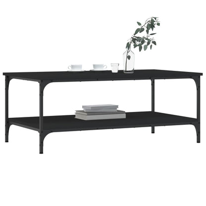 Tavolino da Salotto Nero 100x55x40 cm in Legno Multistrato - homemem39