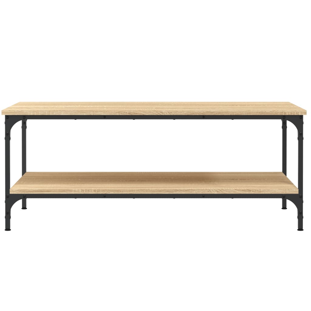 Tavolino da Salotto Rovere Sonoma 100x55x40cm Legno Multistrato - homemem39