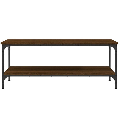 Tavolino Salotto Rovere Marrone 100x55x40 cm Legno Multistrato - homemem39