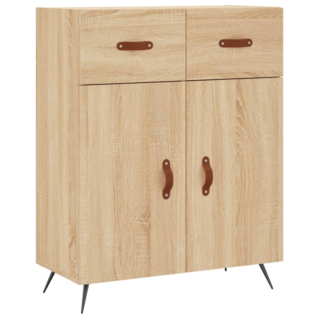 Credenza Rovere Sonoma 69,5x34x90 cm in Legno Multistrato - homemem39