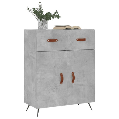 Credenza Grigio Cemento 69,5x34x90 cm in Legno Multistrato - homemem39