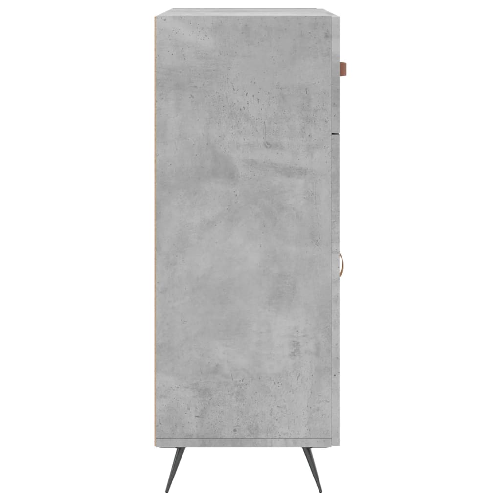 Credenza Grigio Cemento 69,5x34x90 cm in Legno Multistrato - homemem39