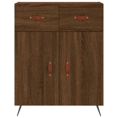 Credenza Rovere Marrone 69,5x34x90 cm in Legno Multistrato - homemem39