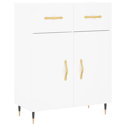 Credenza Bianca 69,5x34x90 cm in Legno Multistrato - homemem39