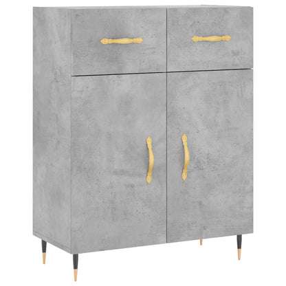 Credenza Grigio Cemento 69,5x34x90 cm in Legno Multistrato - homemem39