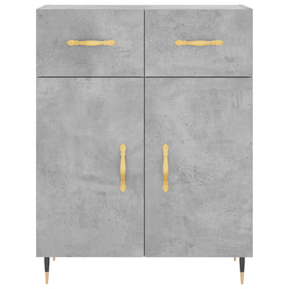 Credenza Grigio Cemento 69,5x34x90 cm in Legno Multistrato - homemem39