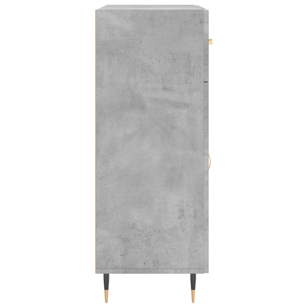 Credenza Grigio Cemento 69,5x34x90 cm in Legno Multistrato - homemem39