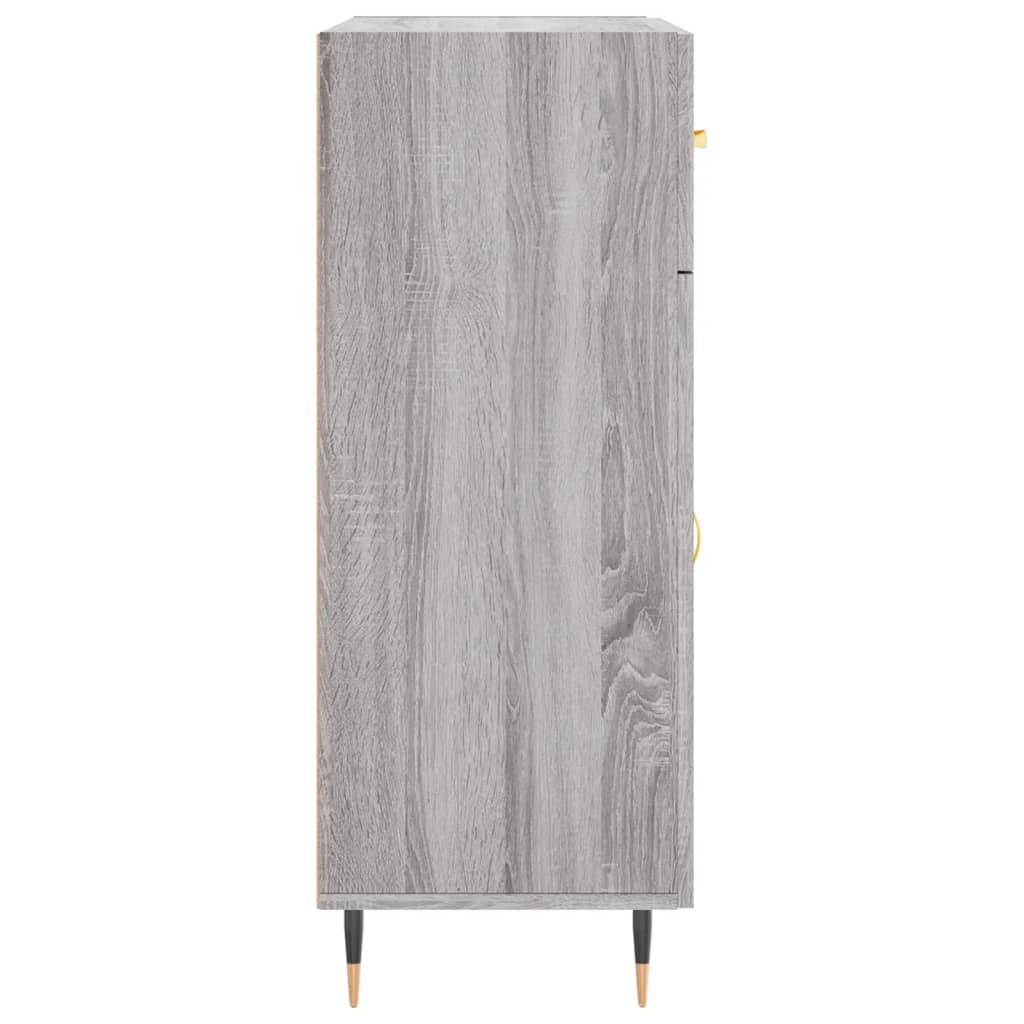 Credenza Grigio Sonoma 69,5x34x90 cm in Legno Multistrato - homemem39