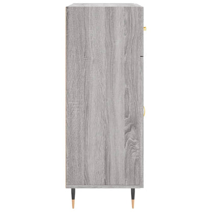 Credenza Grigio Sonoma 69,5x34x90 cm in Legno Multistrato - homemem39