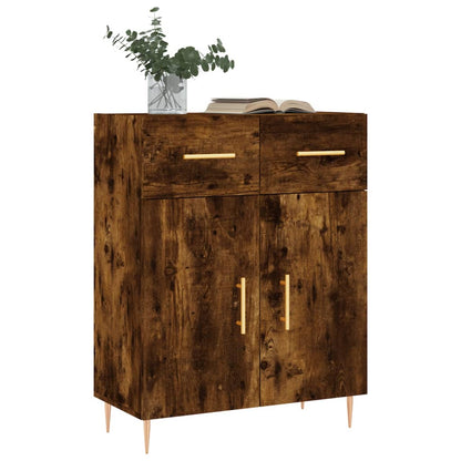 Credenza Rovere Fumo 69,5x34x90 cm in Legno Multistrato - homemem39