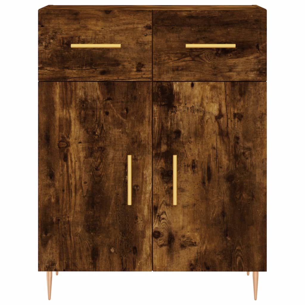 Credenza Rovere Fumo 69,5x34x90 cm in Legno Multistrato - homemem39