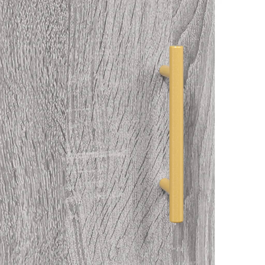 Credenza Grigio Sonoma 69,5x34x90 cm in Legno Multistrato - homemem39