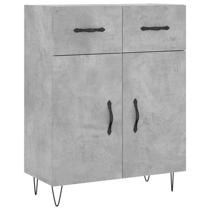 Credenza Grigio Cemento 69,5x34x90 cm in Legno Multistrato - homemem39