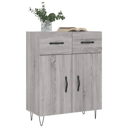 Credenza Grigio Sonoma 69,5x34x90 cm in Legno Multistrato - homemem39