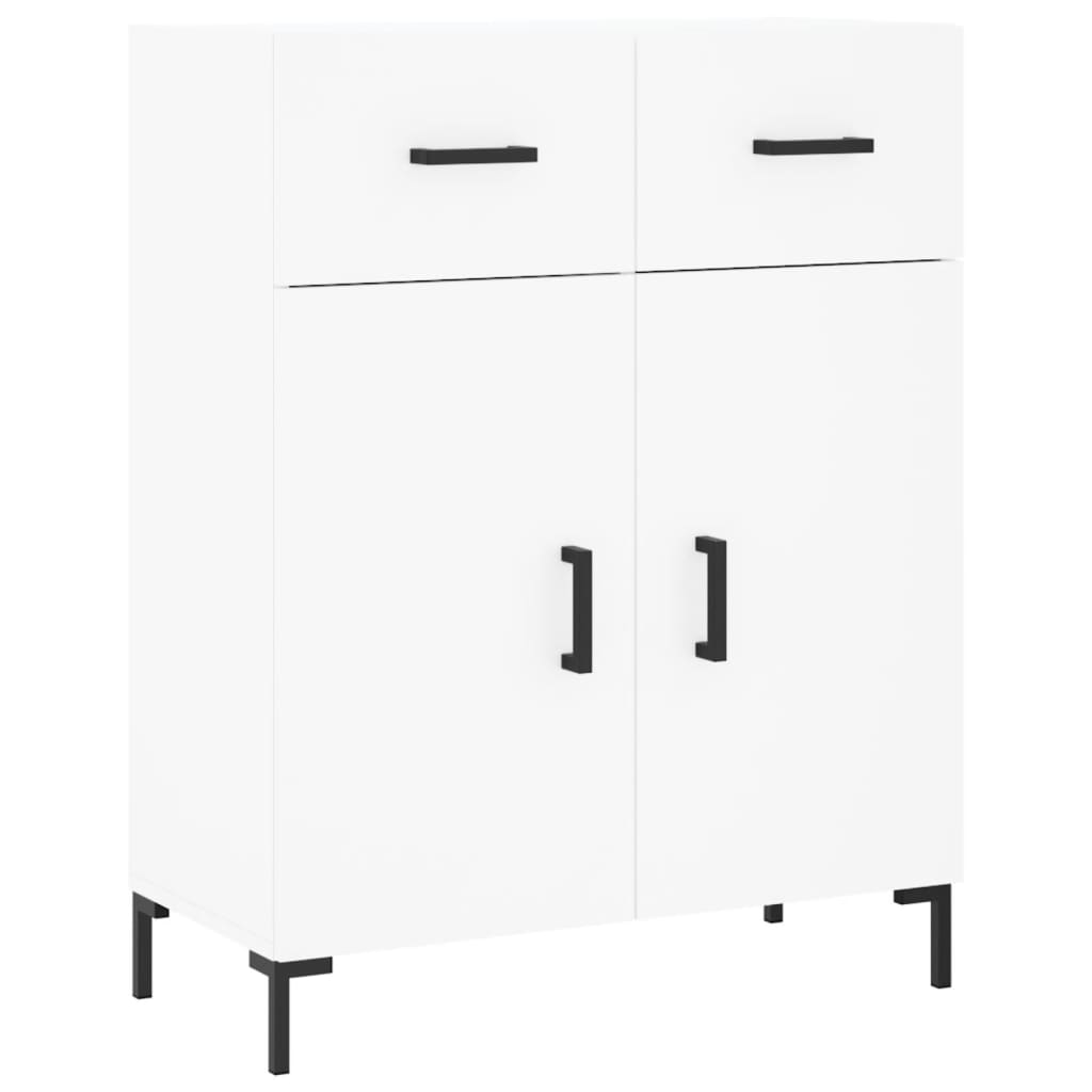 Credenza Bianca 69,5x34x90 cm in Legno Multistrato - homemem39