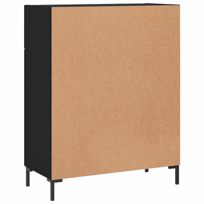 Credenza Nera 69,5x34x90 cm in Legno Multistrato - homemem39