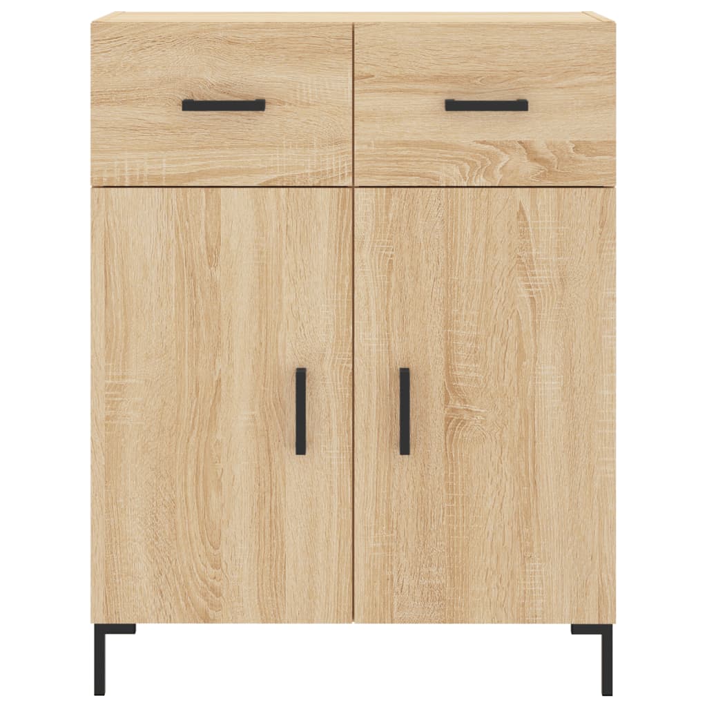 Credenza Rovere Sonoma 69,5x34x90 cm in Legno Multistrato - homemem39