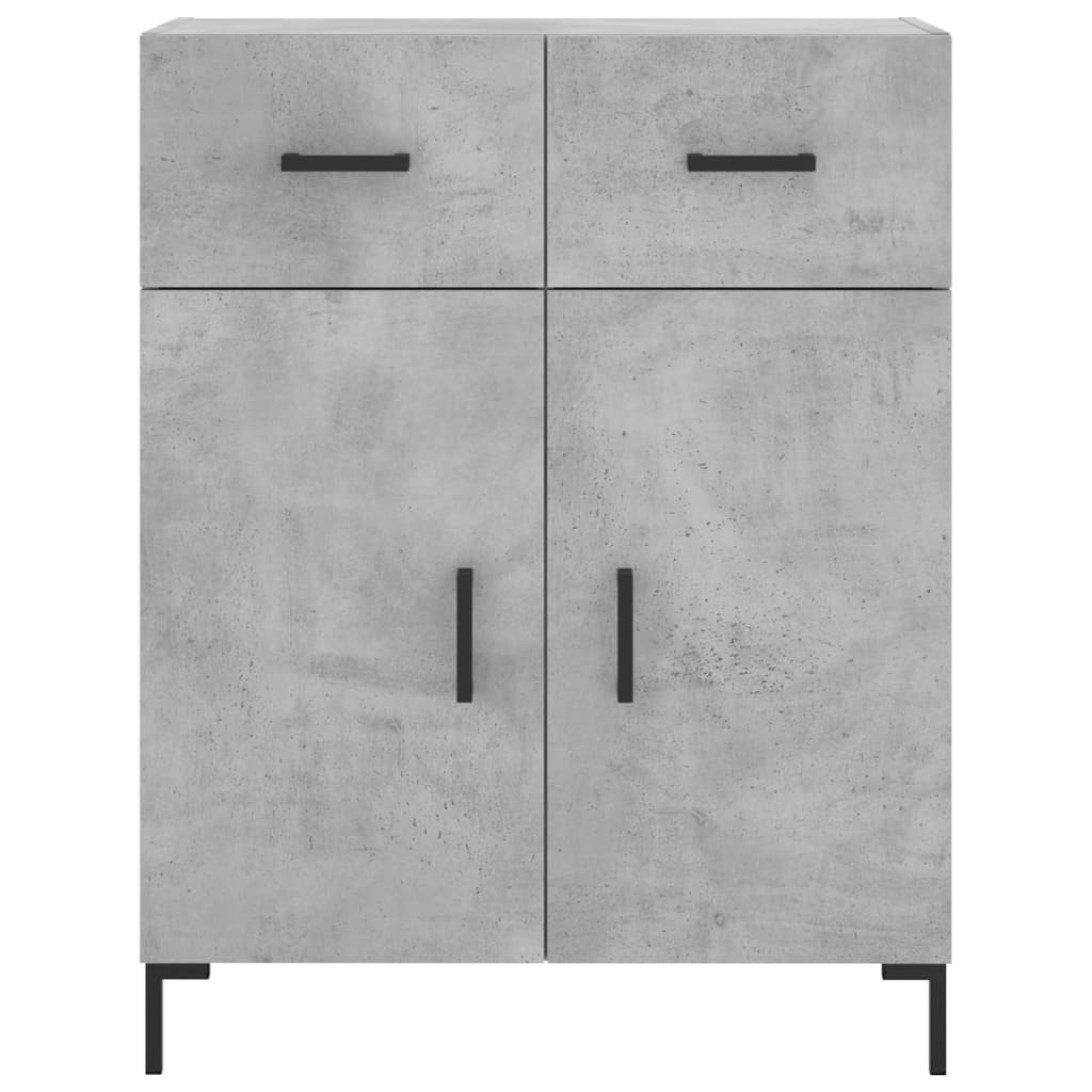 Credenza Grigio Cemento 69,5x34x90 cm in Legno Multistrato - homemem39