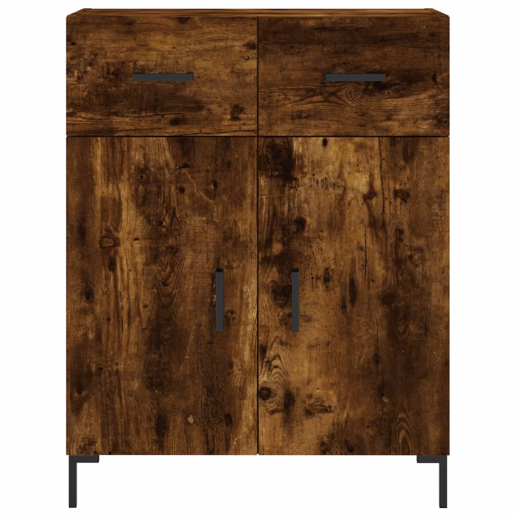 Credenza Rovere Fumo 69,5x34x90 cm in Legno Multistrato - homemem39