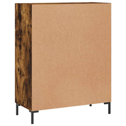 Credenza Rovere Fumo 69,5x34x90 cm in Legno Multistrato - homemem39