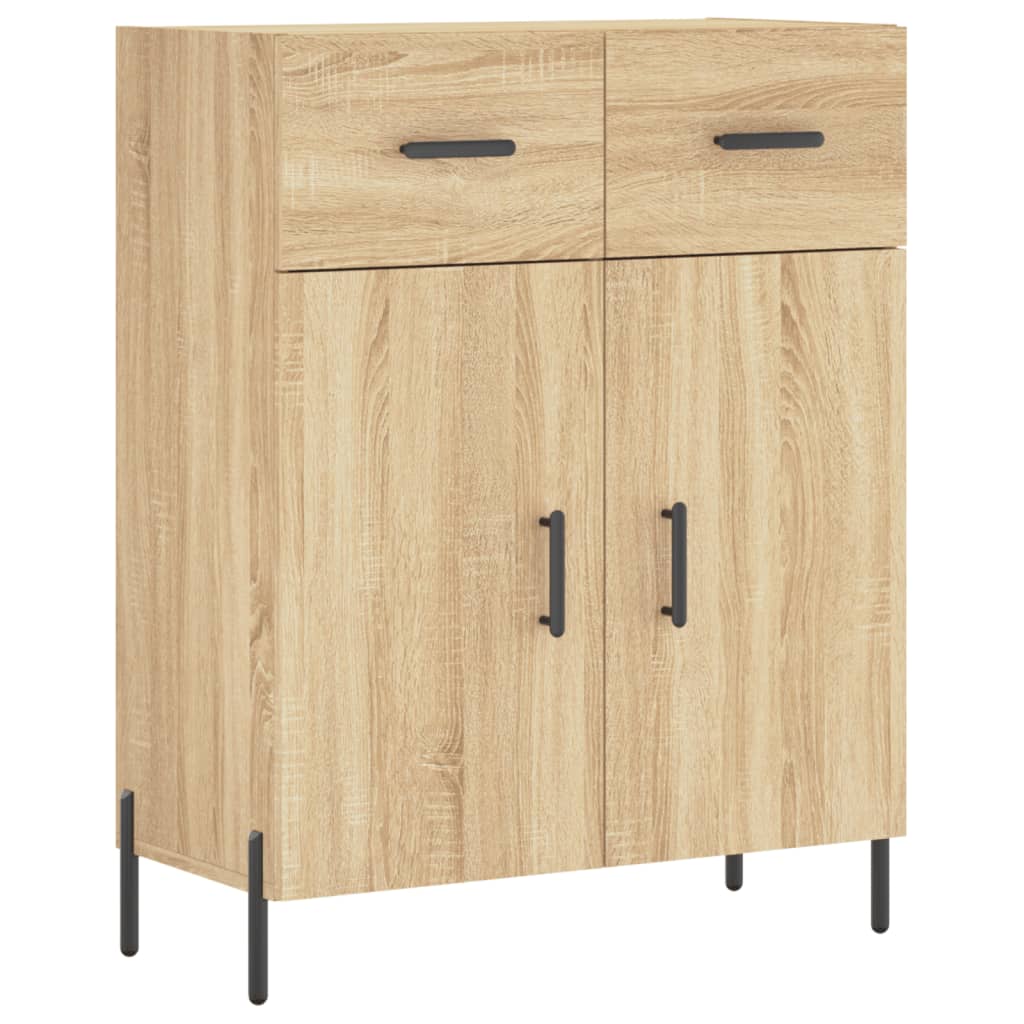 Credenza Rovere Sonoma 69,5x34x90 cm in Legno Multistrato - homemem39