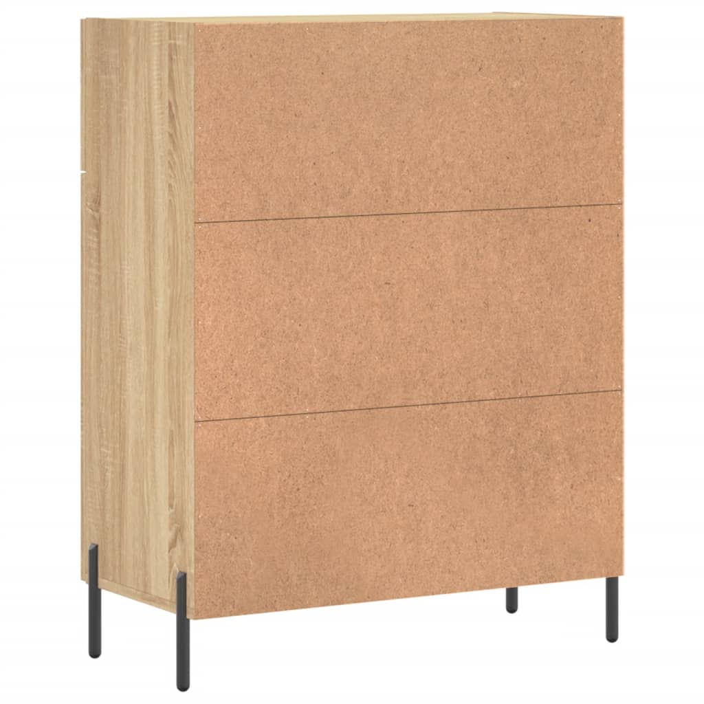 Credenza Rovere Sonoma 69,5x34x90 cm in Legno Multistrato - homemem39