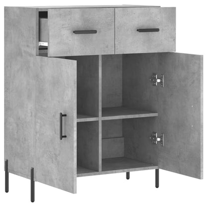 Credenza Grigio Cemento 69,5x34x90 cm in Legno Multistrato - homemem39