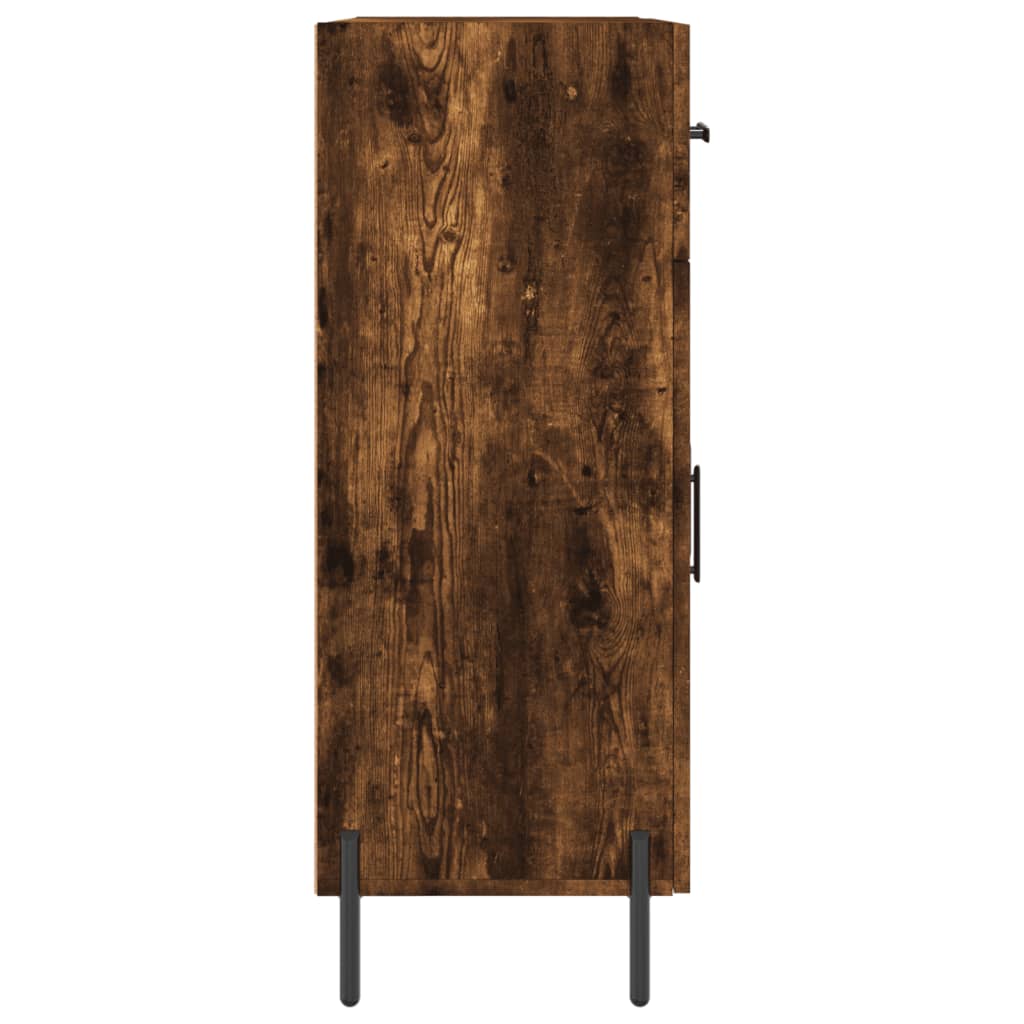 Credenza Rovere Fumo 69,5x34x90 cm in Legno Multistrato - homemem39