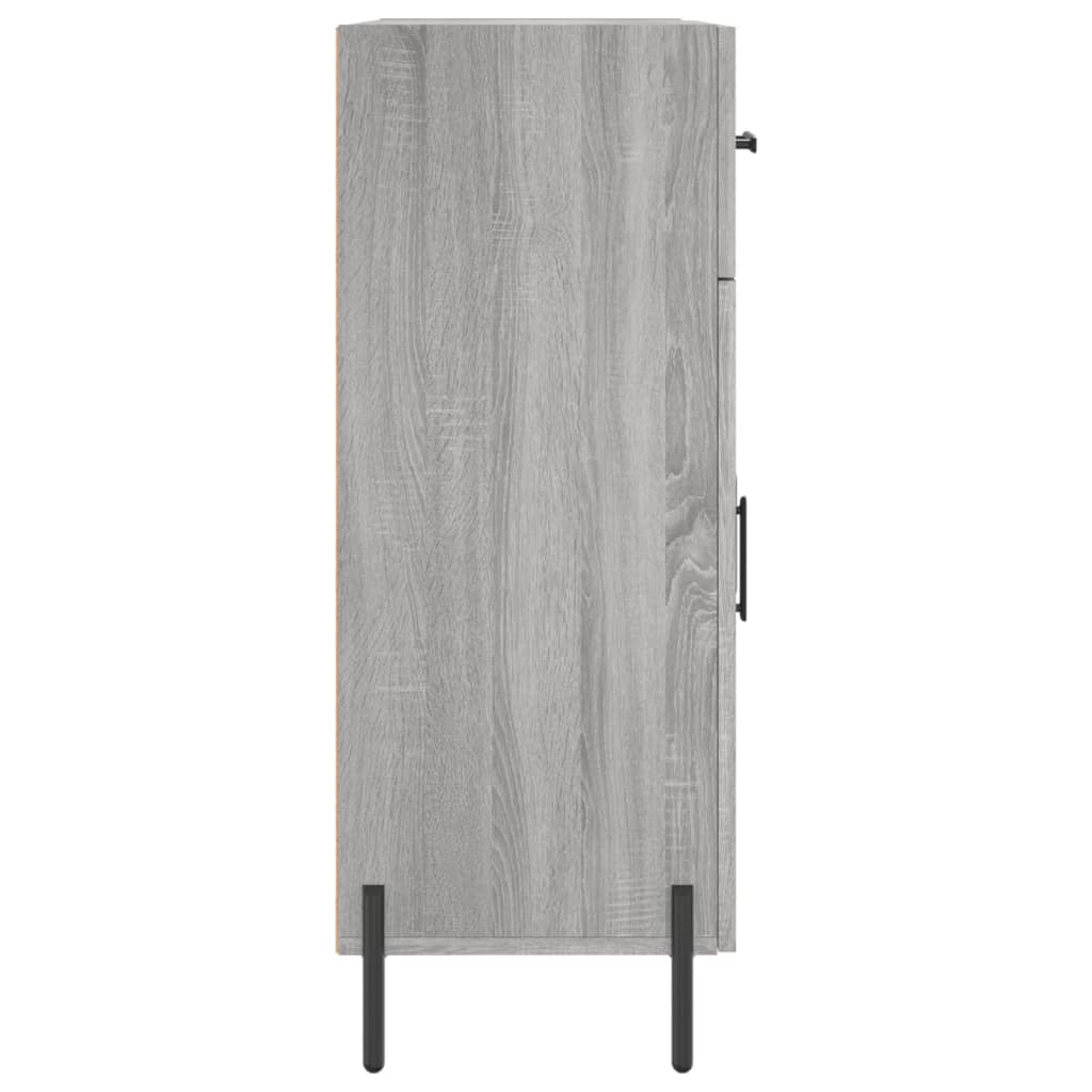 Credenza Grigio Sonoma 69,5x34x90 cm in Legno Multistrato - homemem39