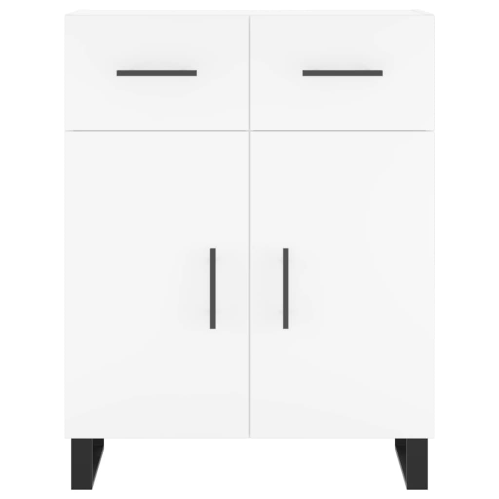 Credenza Bianca 69,5x34x90 cm in Legno Multistrato - homemem39