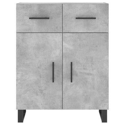 Credenza Grigio Cemento 69,5x34x90 cm in Legno Multistrato - homemem39