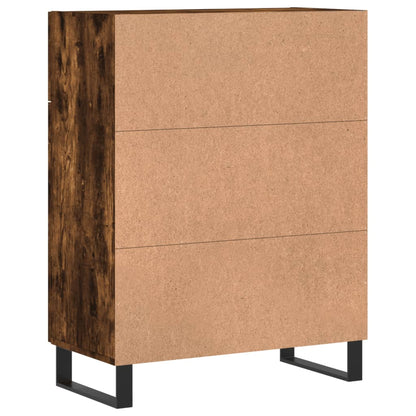 Credenza Rovere Fumo 69,5x34x90 cm in Legno Multistrato - homemem39