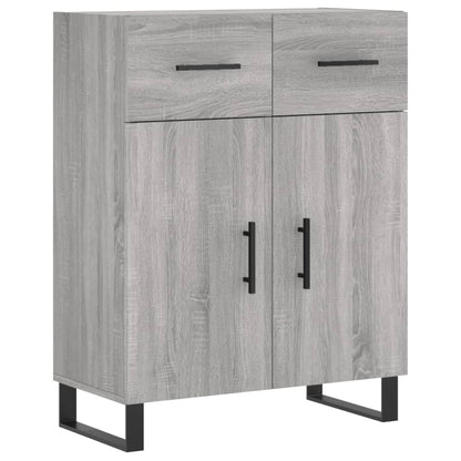 Credenza Grigio Sonoma 69,5x34x90 cm in Legno Multistrato - homemem39