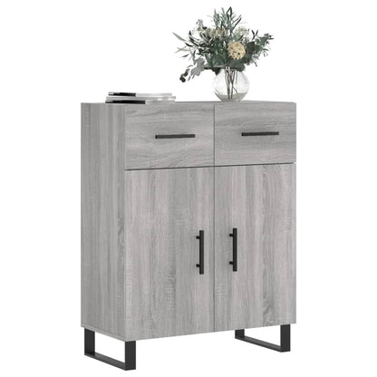 Credenza Grigio Sonoma 69,5x34x90 cm in Legno Multistrato - homemem39