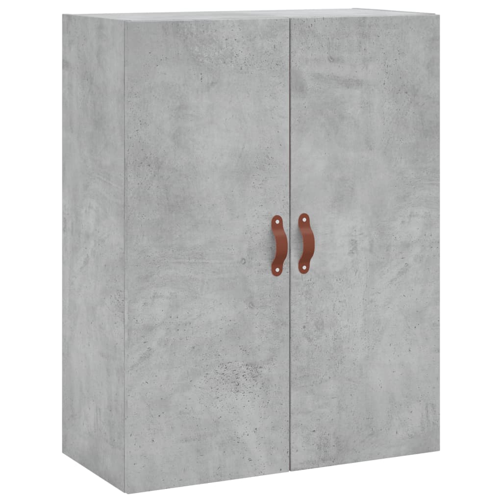 Mobile a Parete Grigio Cemento 69,5x34x90 cm - homemem39