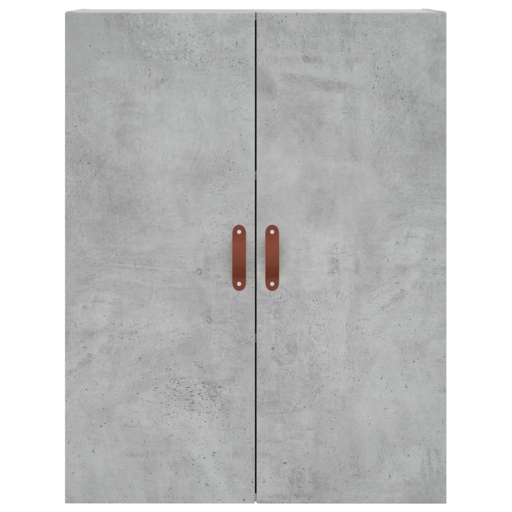 Mobile a Parete Grigio Cemento 69,5x34x90 cm - homemem39