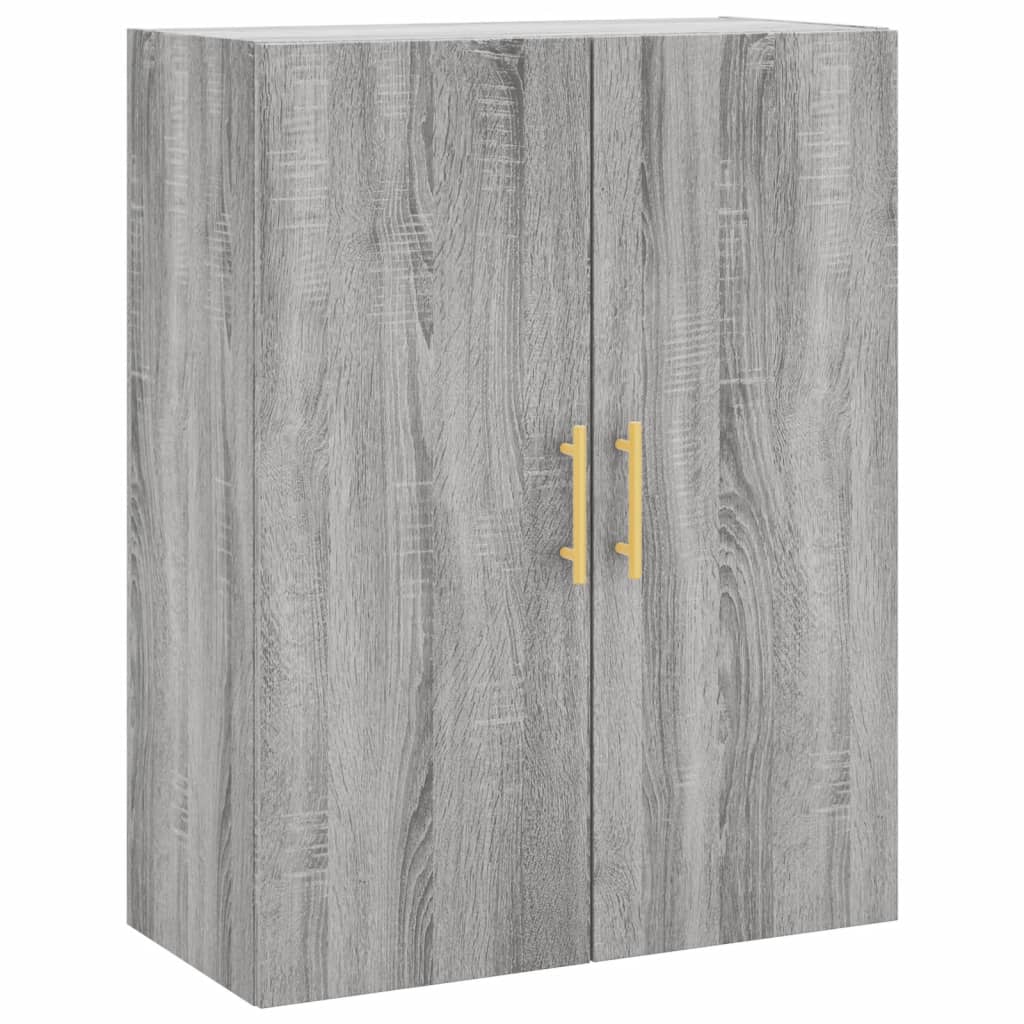 Mobile a Parete Grigio Sonoma 69,5x34x90 cm - homemem39