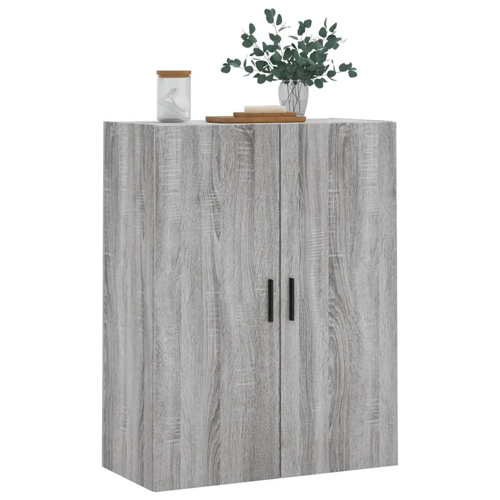 Mobile a Parete Grigio Sonoma 69,5x34x90 cm - homemem39