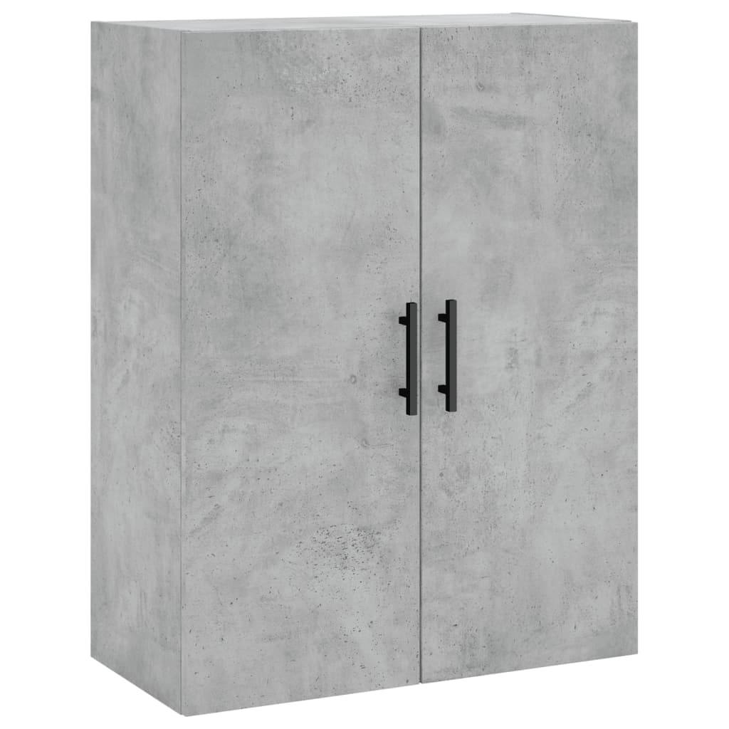 Mobile a Parete Grigio Cemento 69,5x34x90 cm - homemem39