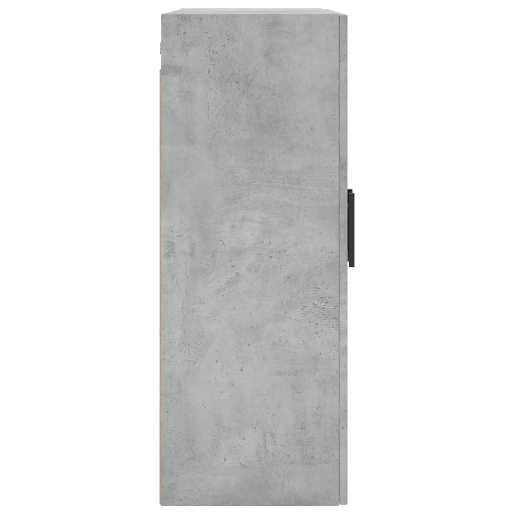 Mobile a Parete Grigio Cemento 69,5x34x90 cm - homemem39