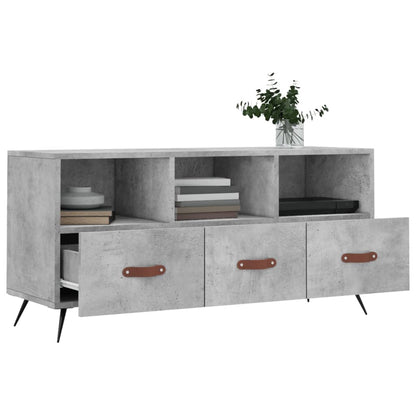 Mobile Porta TV Grigio Cemento 102x36x50 cm Legno Multistrato - homemem39