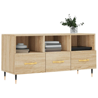 Mobile Porta TV Rovere Sonoma 102x36x50 cm in Legno Multistrato - homemem39