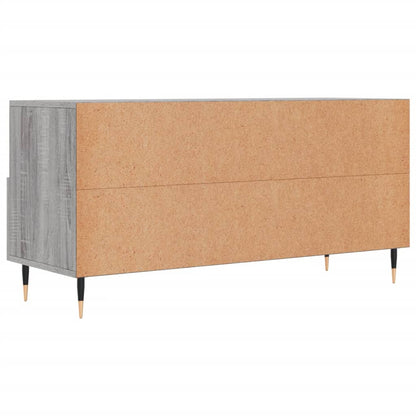 Mobile TV Grigio Sonoma 102x36x50 cm in Legno Multistrato - homemem39