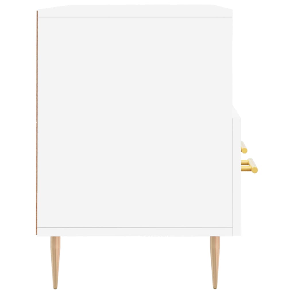 Mobile Porta TV Bianco 102x36x50 cm in Legno Multistrato - homemem39