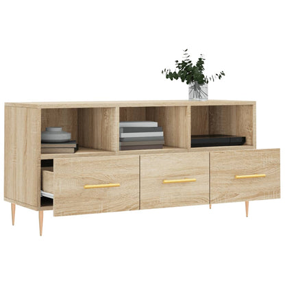 Mobile Porta TV Rovere Sonoma 102x36x50 cm in Legno Multistrato - homemem39