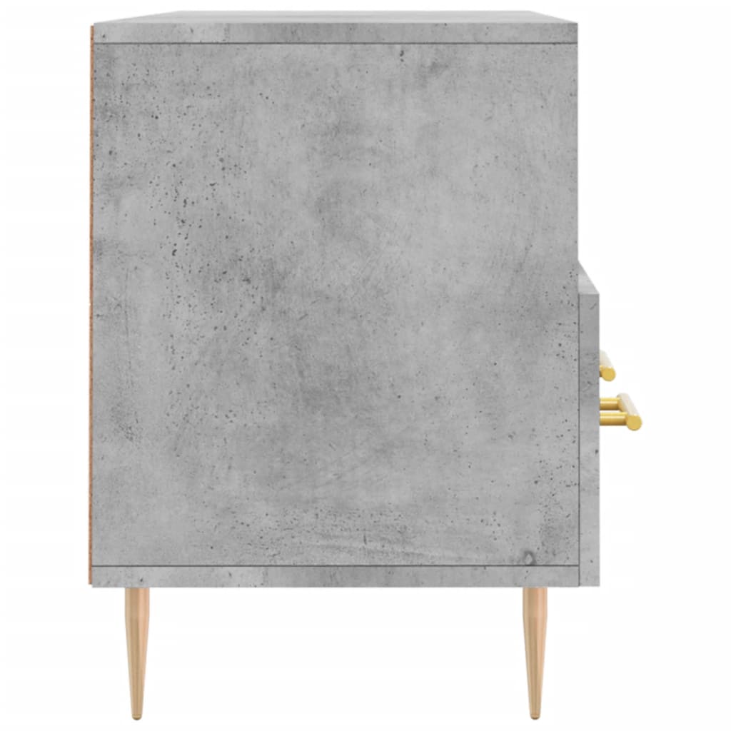 Mobile Porta TV Grigio Cemento 102x36x50 cm Legno Multistrato - homemem39